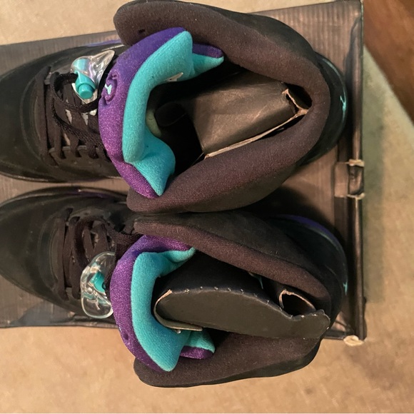 Jordan retro 5 black grapes size 14 - Picture 6 of 9